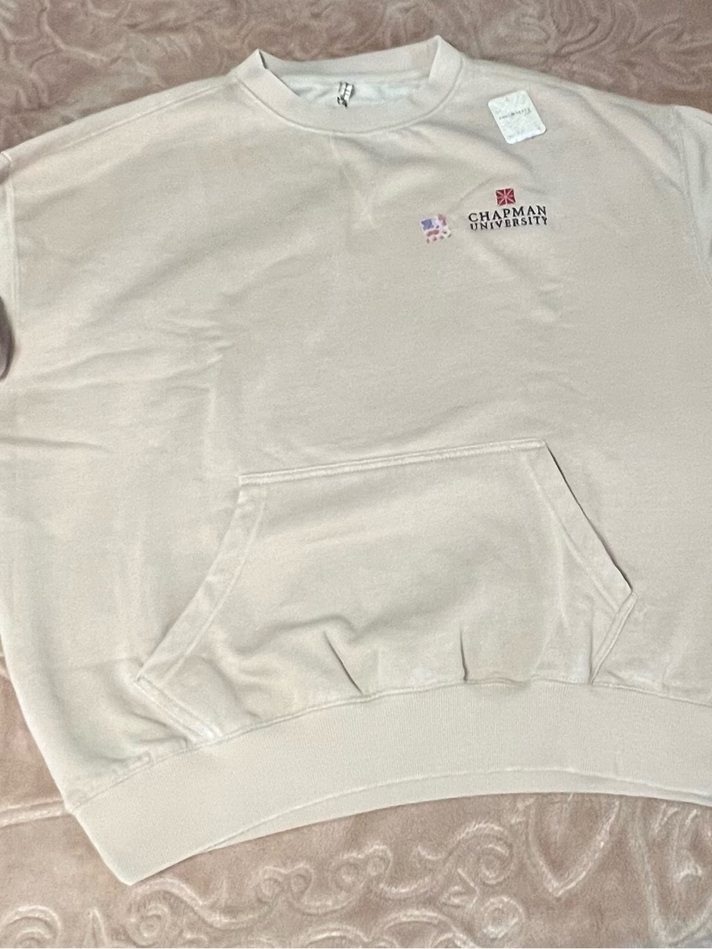 Women's Crewneck Sweatshirt in Light Beige